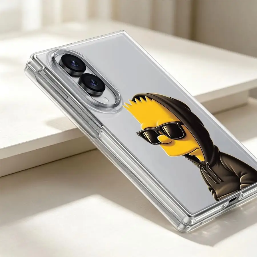 Case for Samsung Galaxy Z Fold 8 Ultra ZFold4 ZFold3 ZFold6 ZFold7 ZFold5 Z Fold 7 6 5 4 3 Transparent Soft Phone Cover Hot Cute
