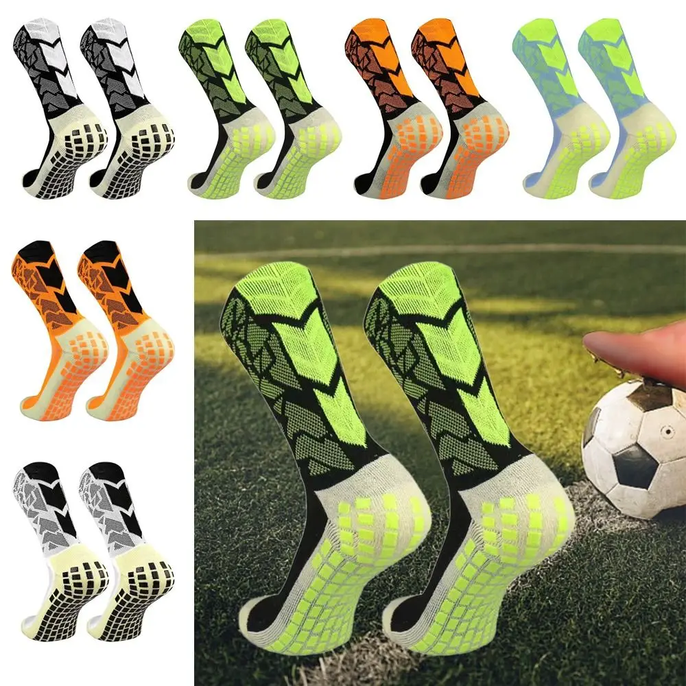 Wear Resistant Baseball Sport Socks Elastic Breathable Calf Socks Anti-slip Sweat Absorbent Cycling Socks