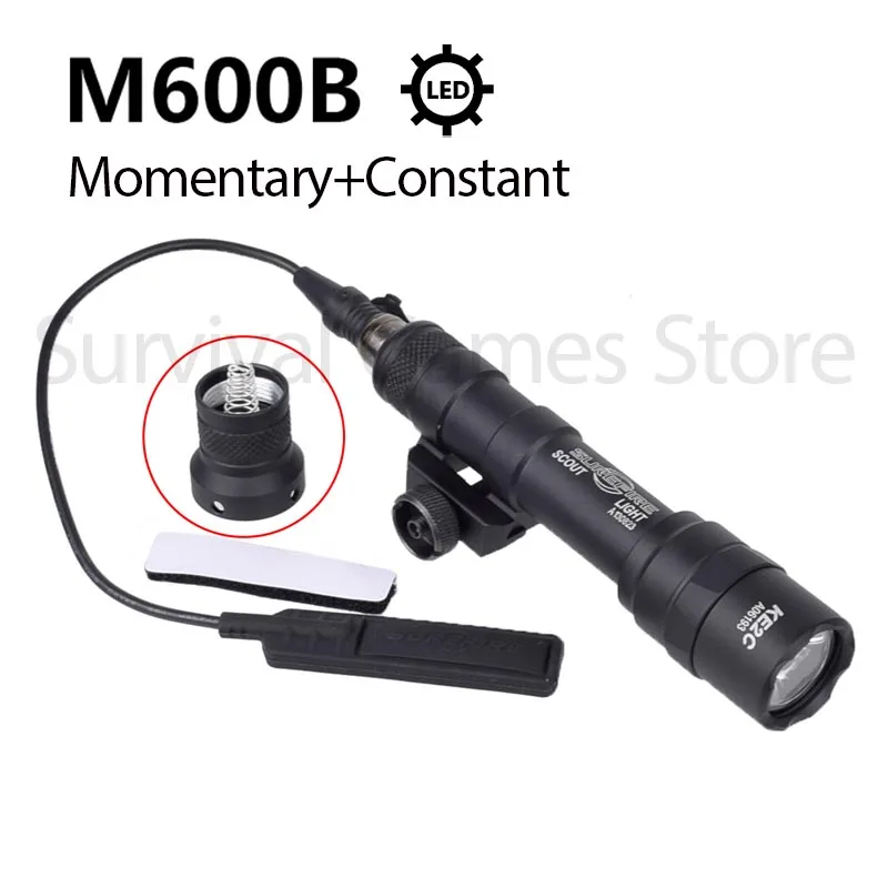 Taktisches Gewehr Red Dot Laser Green Dot Laser Sight 532nm Umfang SureFire M600B M300 M300B M300C Airsoft Waffen Taschenlampe Jagd Scout Fackel Druckschalter Picatinny und Montage Jagd Riflescope 20 – Detail 13