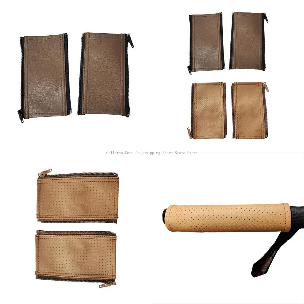 

Детские коляски обрабатывают защитники мягкая кожаная руля с кожа