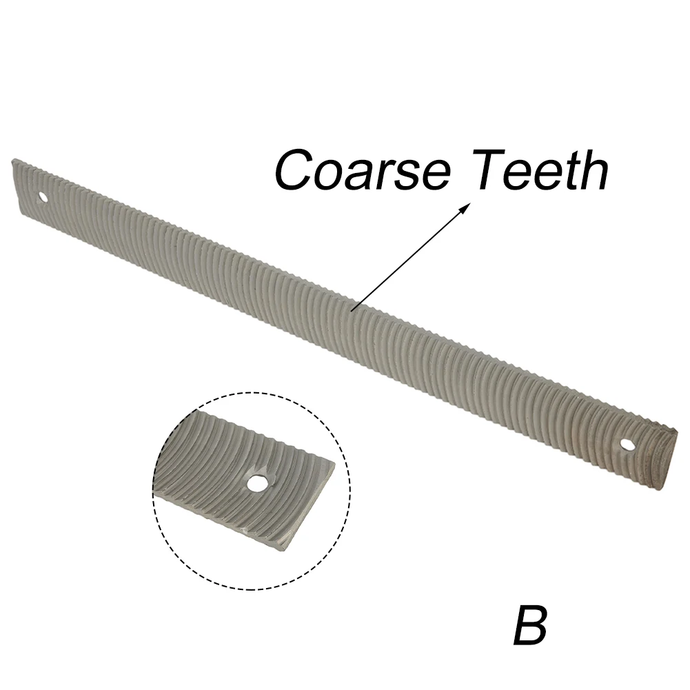 File Teeth File Car Body Curved Steel Tooth 14 Inch Adjustable File Holder Silver Home Tools High Quality Nice