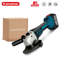 Kamolee M14 125MM/100MM 5 inche 18500RPM Brushless Cordless Angle Grinder 4 Speed Cutting Compatible For Makita 18V Battery