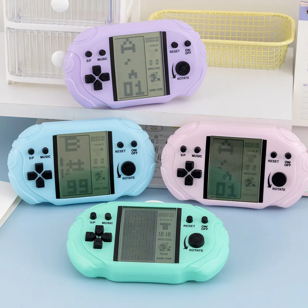 

1/2/3 PCS For New large-screen Russian Tetris game console, classic game console, children's handheld game console