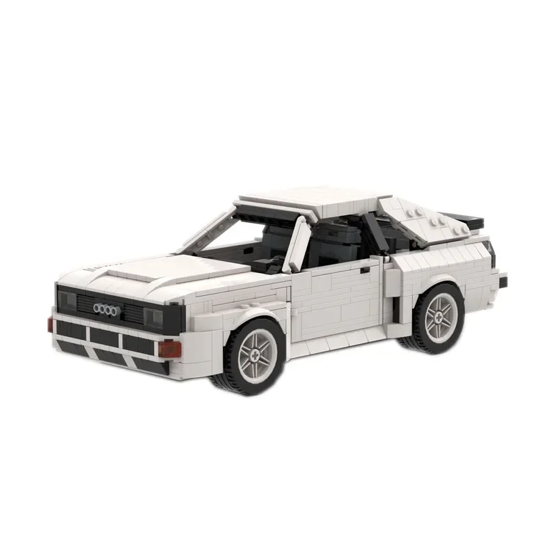 

MOC-71481 Белый спортивный квартит 1984, сращивающийся конструктор Supercar в сборе, модель, деталей, встроенные блоки, подарок на день рождения