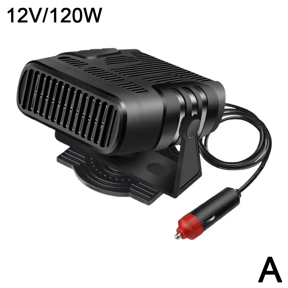 Electric Car Heater Air Cooler Fan 12v/24v Portable Defroster Fan 120w Heating Dryer Accessroies Defogging Demister Windshi I2s6