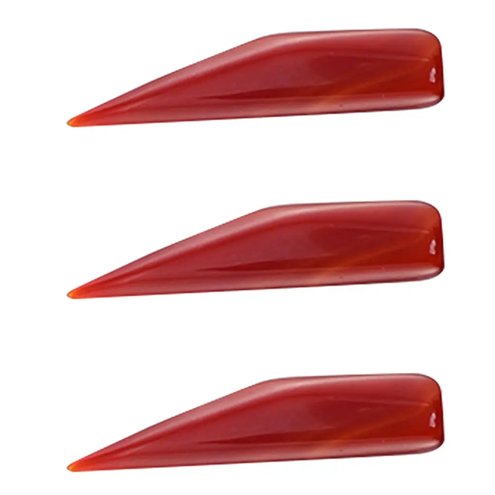 

3Pcs Agate Jewelry Polishing Tools Set Natural Stone Burnisher for Professional Hobbyist Jewelers Bookbinders Gold Silver Copper