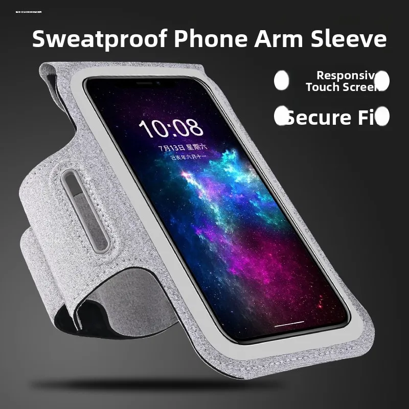 

Unisex Running Arm Bag Fitness Equipment Outdoor Sports Protective Phone Case Sweatproof Universal Men's Women's Wrist Bag