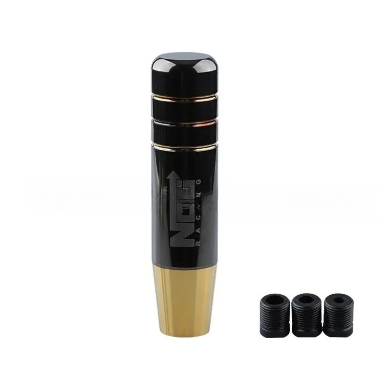 5.12インチ アルミニウム合金 JDMスタイル シフトノブ - マニュアルおよびオートマチックトランスミッション車両に適しています（エルゴン1PC付き）