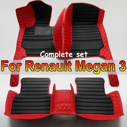 Car Floor Mats For For Renault Megan 3 2008~2014 DropShipping Center Auto Interior Accessories Leather Carpets Rugs Foot Pads