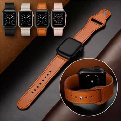 Business Strap For Apple Watch Band 44mm 41/45mm 42/46mm 38/40 Mm 49mm Wrist Bracelet iWatch Series 9 8 se 7 6 5 4 10 Ultra 2 3