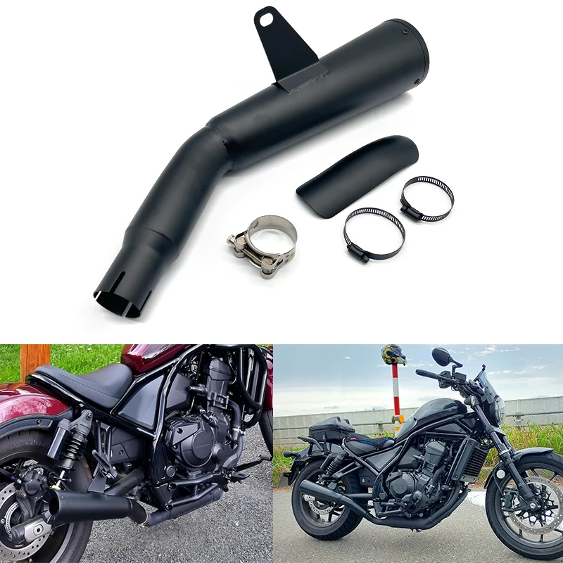 CMX 1100 Parts Exhaust Muffler Motorcycle Silencer Pipe Modified Tail Exhaust System For Honda REBEL CM1100 CMX1100 2021 2022