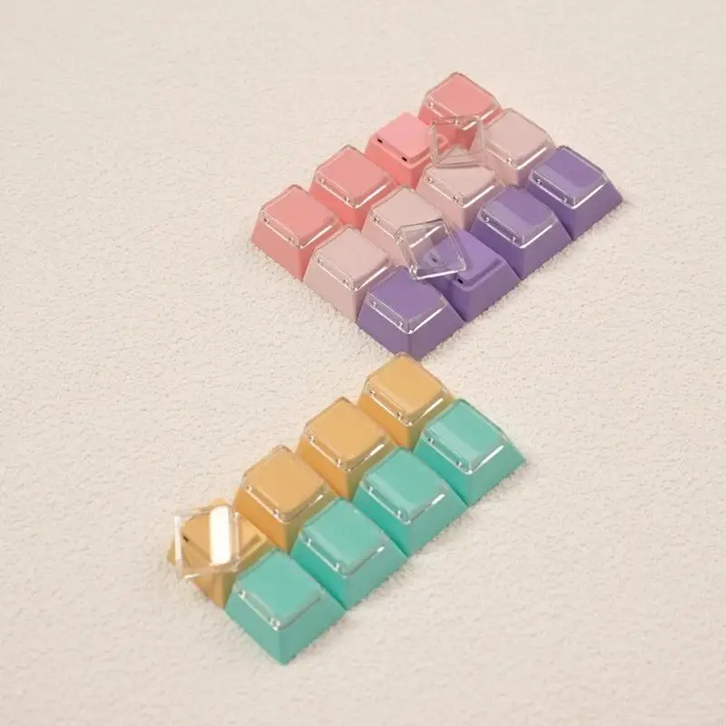 N1HD 8PCS Profil Cheey PBT + PC KEYCAPS 1U KEYCAP SET POUR