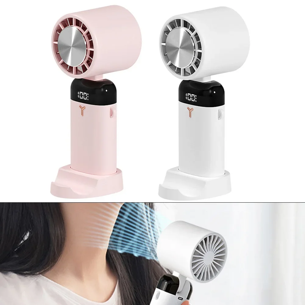 

Mini Handheld Fan Semiconductor Refrigeration 3600mAh Battery Portable Rechargeable Hand Fan Cooling Air Cooler For Outdoor