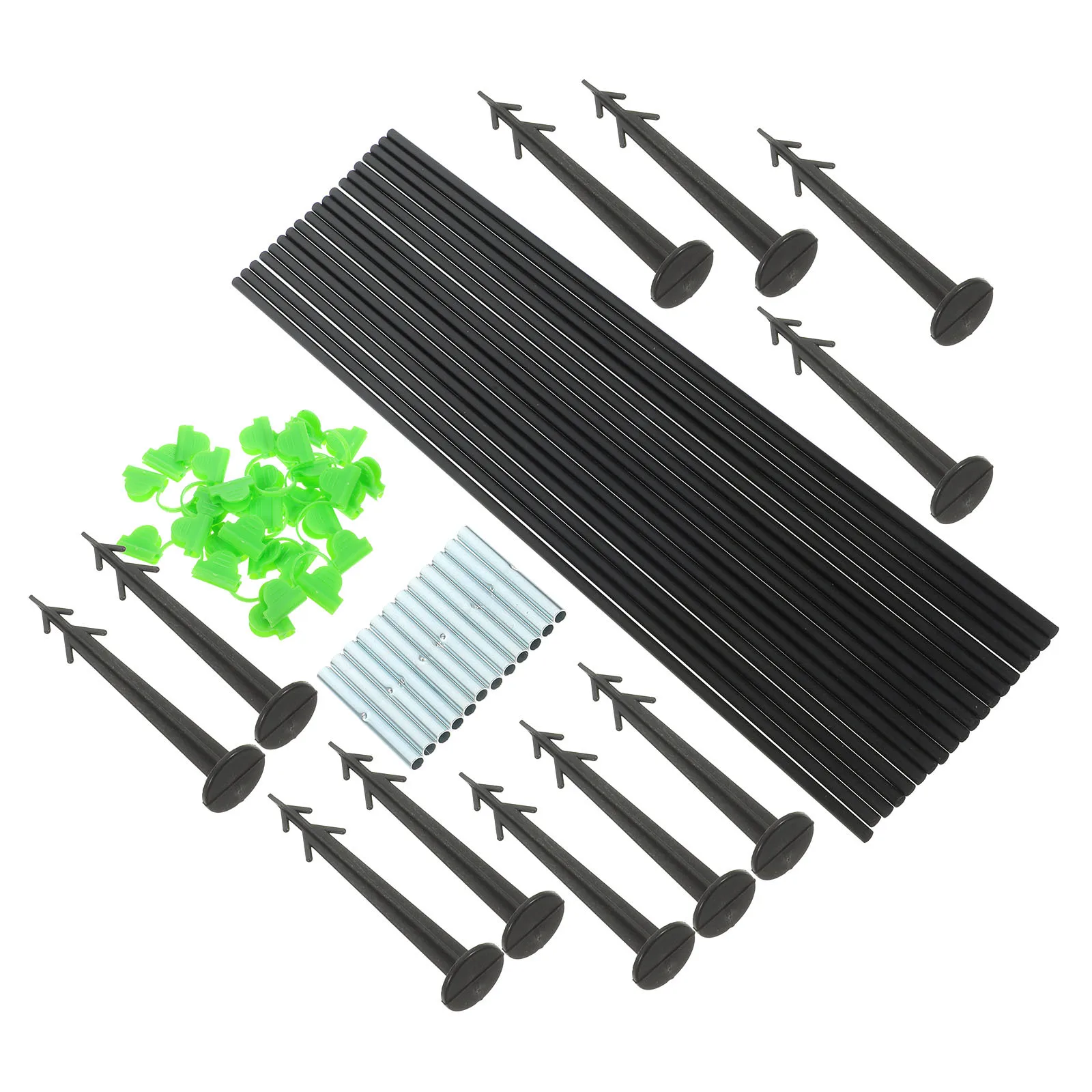 

1Set Insect Netting Kit Garden Hoops for Frost Protection Cover Row Grow Tunnel Support Frame Greenhouse Shed Holder Planting