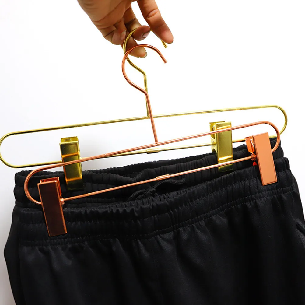 Retractable Pants Rack Metal Space Saving Multi Function Drying Rack for Pants Socks Underwear Non Slip Hanger Closet Kitchen