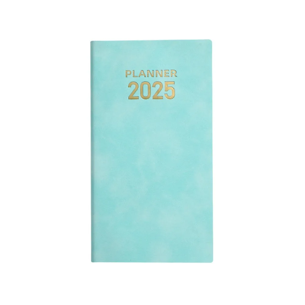 

A6 2025 Agenda Planner Notebook 60 Pages Paper 12 Months Planner Notebook Simple Portable 365 Days Notepad Daily Planner