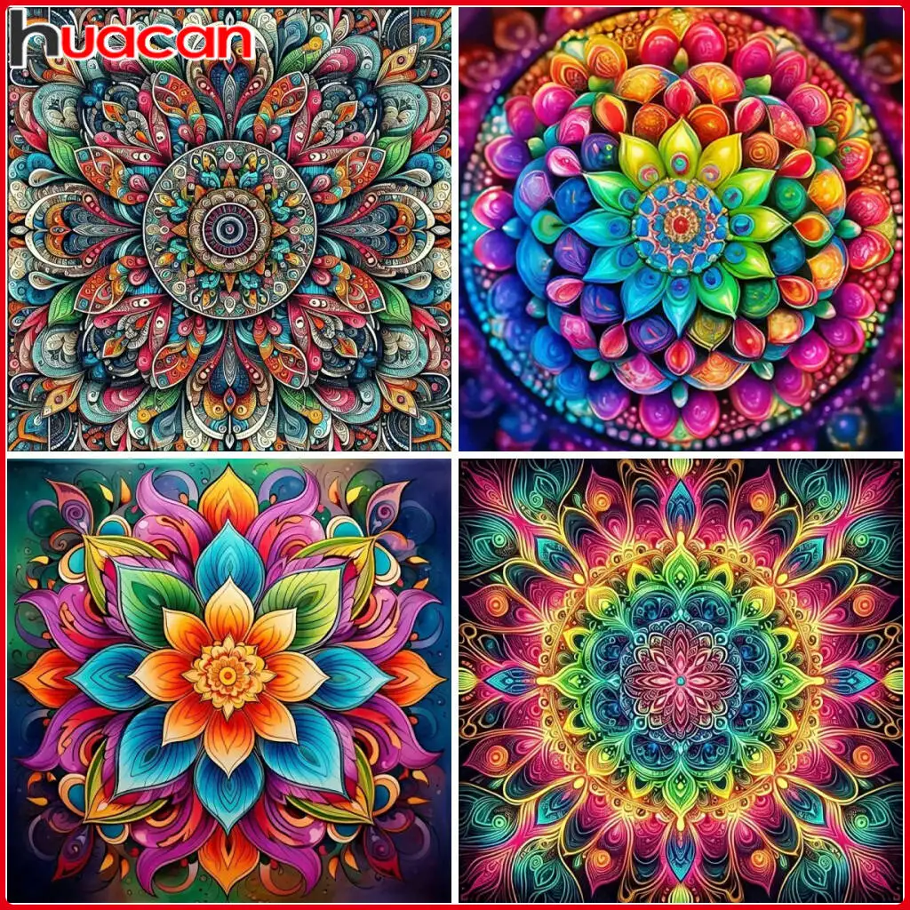 Huacan 2025, neue Kollektion, Diamantgemälde, Schmetterling, Blume, Diamant-Mosaik, Kunst, handgefertigte Heimdekoration