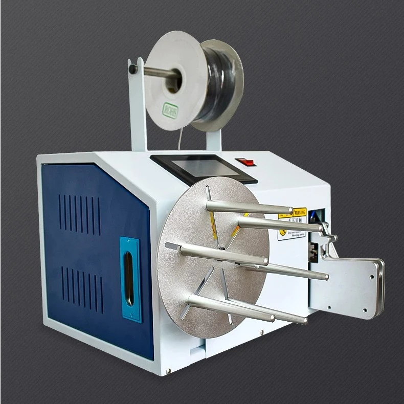 Borx-3-28 التلقائي النحاس التلقائي قطع الكابلات متر العد لف ماكينة تجليد سلك بكرة لف آلة