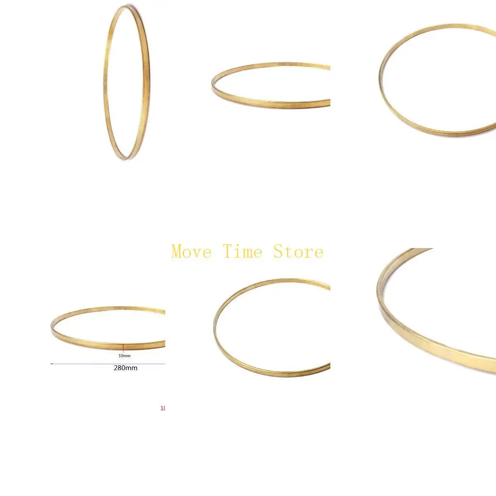 92ME Brass Banjo Hoop Tension Flanges for Banjo Guitar Accessories 11 Inch