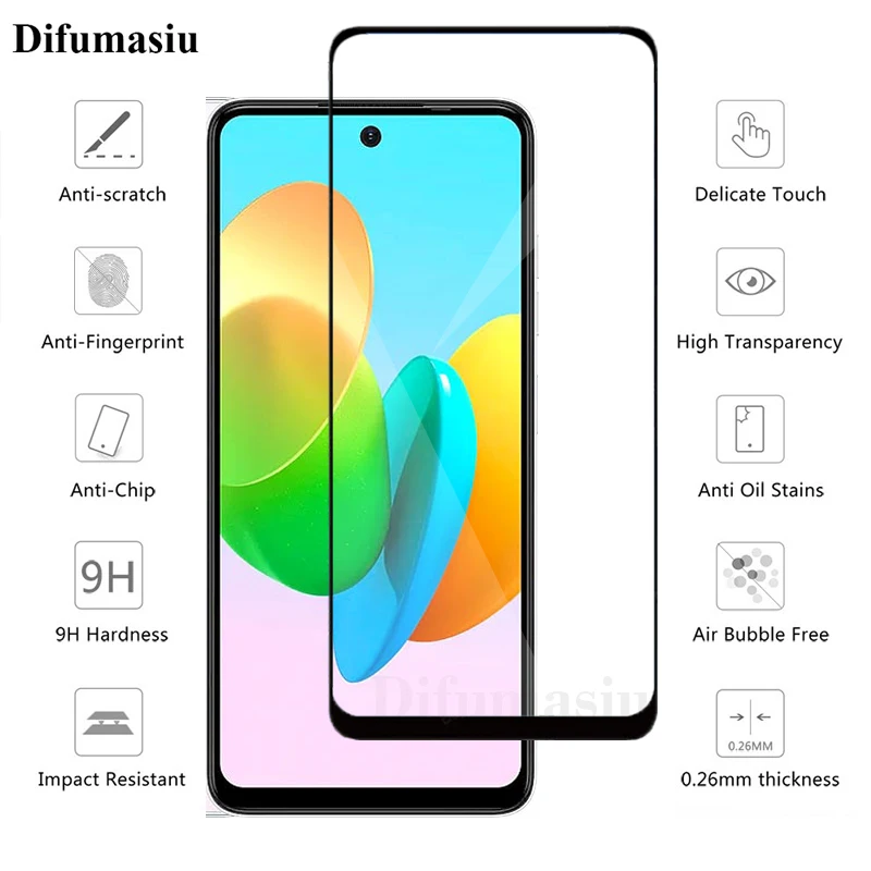 3in1 For TECNO Spark 20C Tempered Glass Spark GO 20 24 23 22 6 GO Air 7P 7T 7C 8C 8P 8T 9T 10 Pro 5G 10C Full Screen Protectors