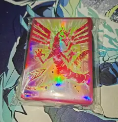 10Pcs Yugioh Master Duel Monsters The Crimson Dragon Collection Official Sealed Card Protector Sleeves