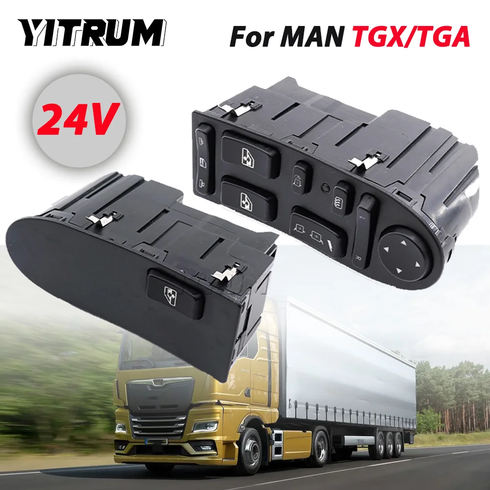 

YITRUM 24 В для грузовика MAN TGA TGX, главный переключатель управления окном, 36 контактов, 81258067097 81258067045