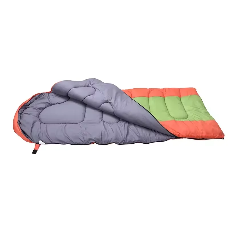 

Hot Selling Cold Weather Warm Adult Hooded Envelope Sleeping Bag Double Sleeping Bag Customized Logo Trade Assurance 4 Season