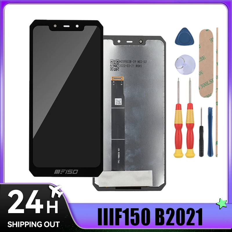 For Oukitel IIIF150 Air1 Ultra+/B1 Ultra/B2 Pro/B2 Ultra/B2021/H2022/LCD Display + Touch Screen Mobile Phone With Tools
