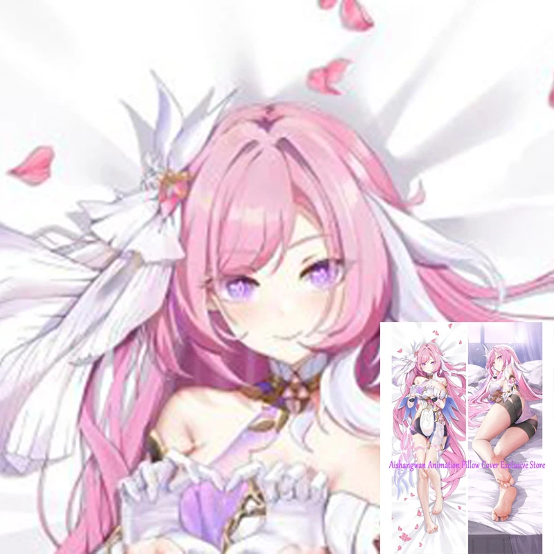 

Dakimakura Anime Pillow Cover Elysia Double Sided Print 2Way Bedding Festival Gifts Gifts