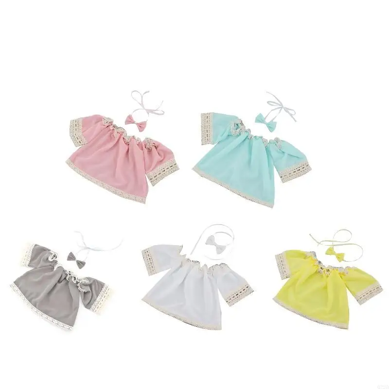 

Q22D новорожденных девочек Bowknot Headwear Кружевая одежда
