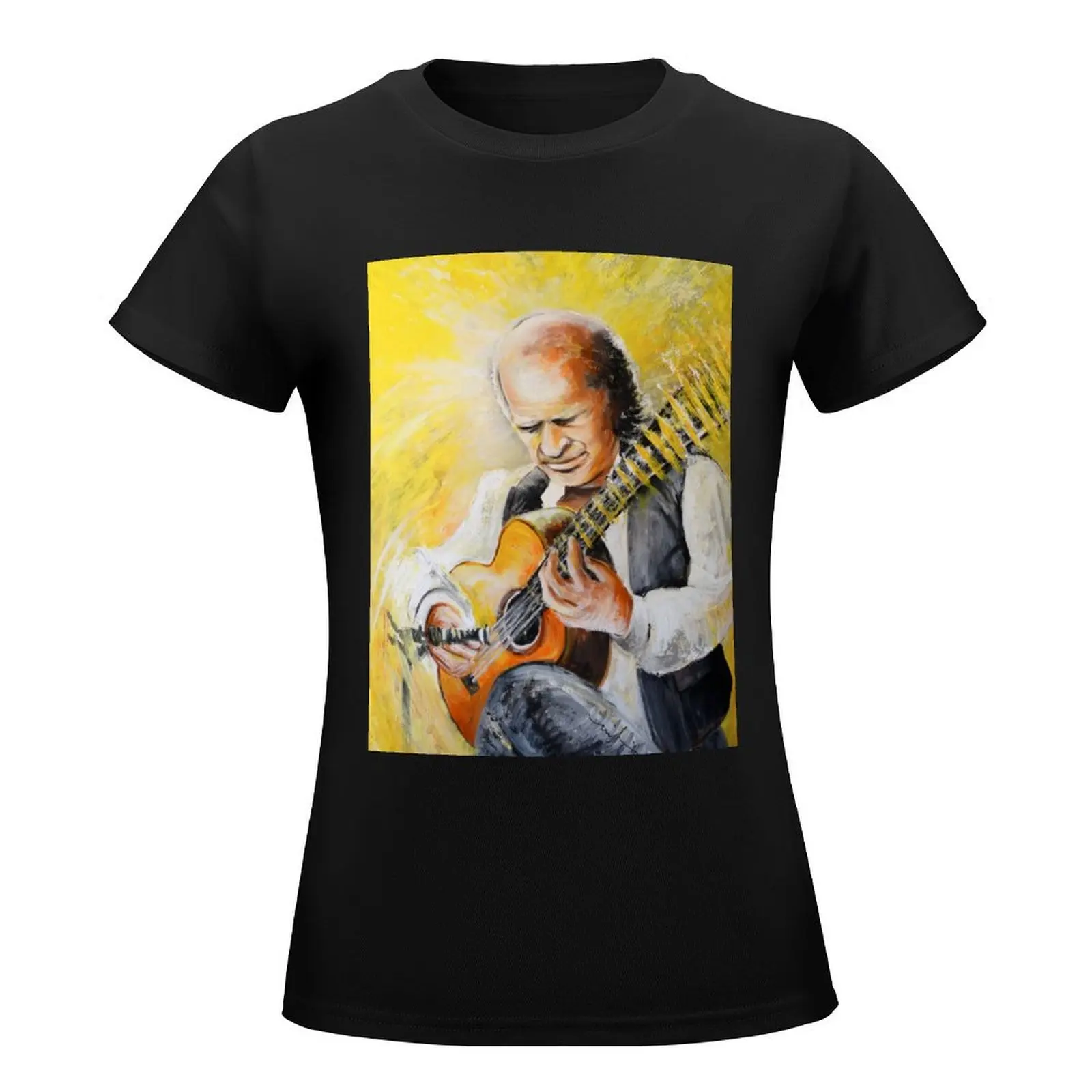 Paco de Lucia T-Shirt Female clothing summer tops lady clothes Woman clothes