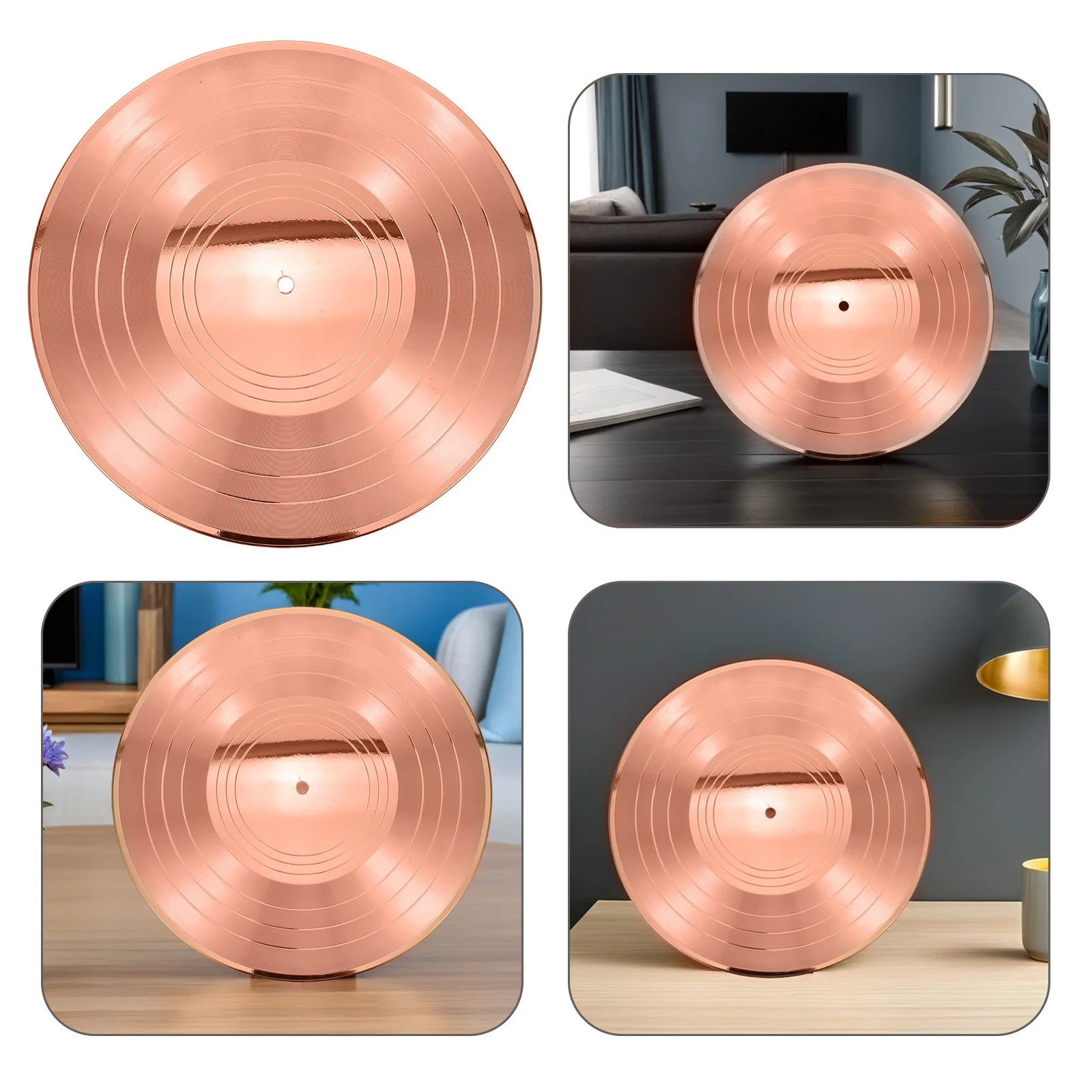 

Vinyl Record Clock Dial Vintage Wall For Living Room Coffee Shop Bar Diy Home Decor Plate Record Wall Decor