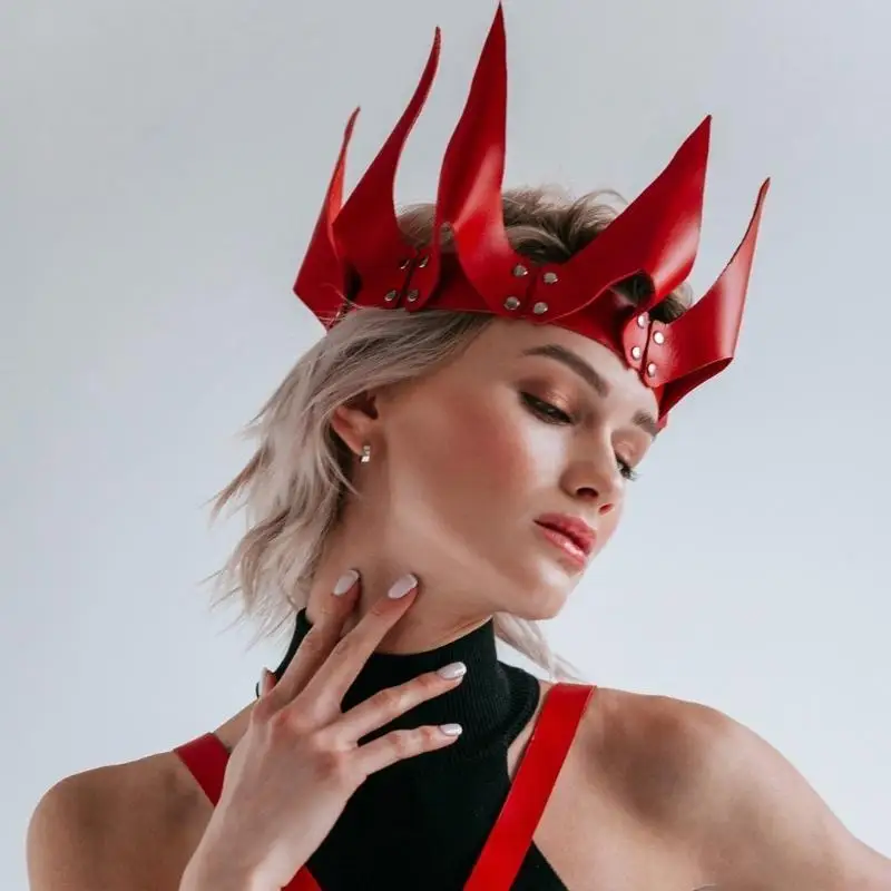 M6CD caballero Medieval, caballero pirata, diadema PU, accesorios fotografía soldado