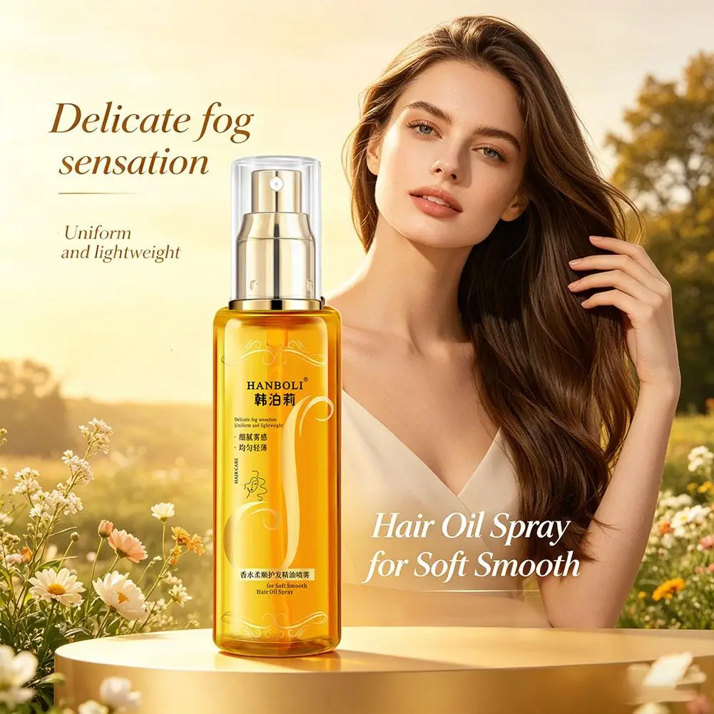 100ml Premium Harmless Hair Oil Spray Scented Nourishing Conditioning Oil Deeply Moisturizing Hair Curly Sheen Spray Gift Women