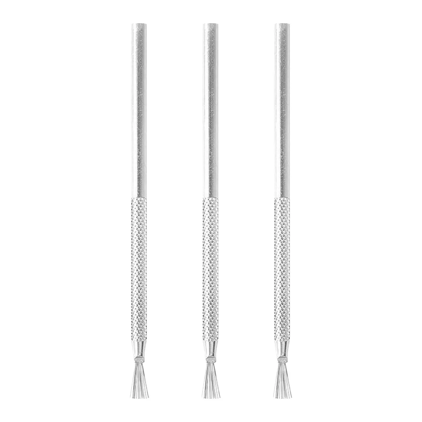 

Набор из 3 гладких кистей из нержавеющей стали для лепки из полимерной глины, моделирования, текстурирования, скульптуры, DIY