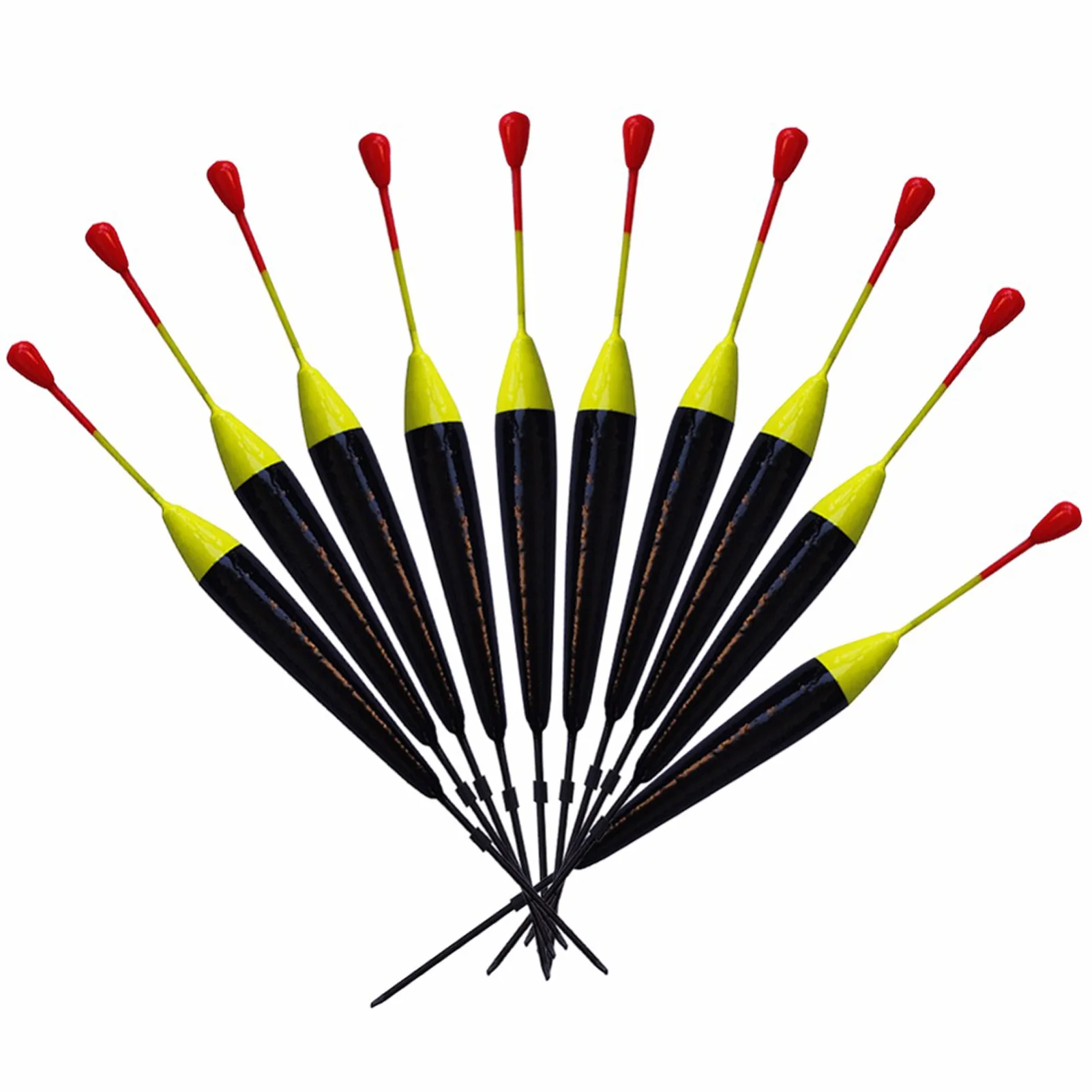 

FREE FISHER 10pcs Fishing Floats Set,Buoy Bobber Stick,Vertical Fishing Bobber Cork Float,Balsa Wood Fishing Bobbers 2g 16.5cm