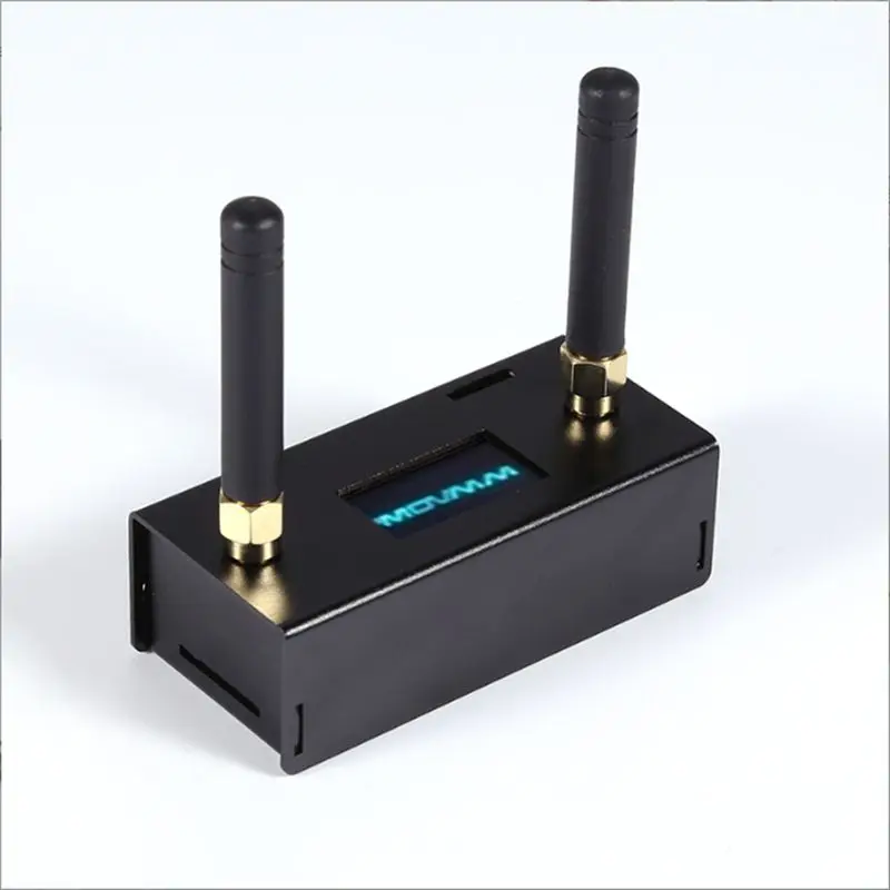 PORK-Assembled Support For Duplex MMDVM Hotspot P25 DMR YSF NXDN With Raspberry Pi Zero W OLED+ Antenna 16G Card Case