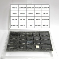 Logic IC Integrated Circuit chipset fan Sockets 74HC Series DIP Register Chip Driver 74HC595 74HC573 74HC393 LM L293D MOC3023