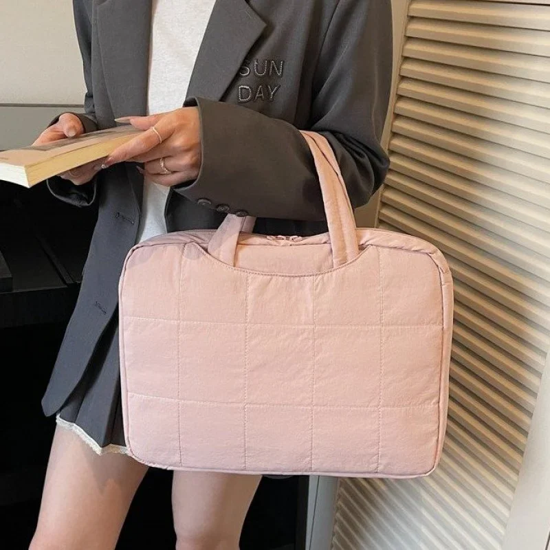 large-capacity-commuter-fashionable-minimalist-handheld-shoulder-bag-new-style-korean-style-casual-laptop-bag