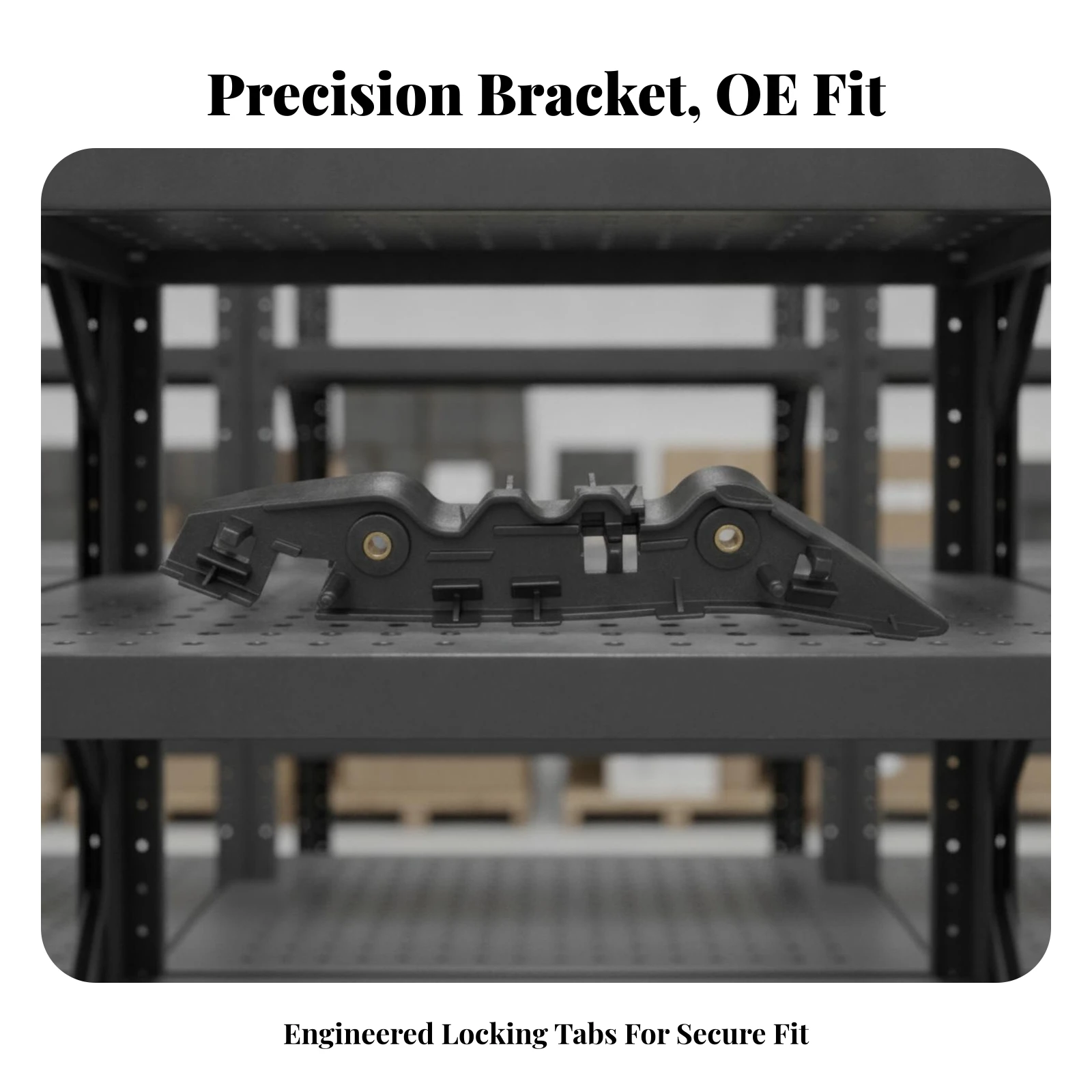 Mounting Bracket Sturdy Bumper Support Rail with Metal Inserts Bumper Mounting Rail Automotive for Mechanics, Collision Repair