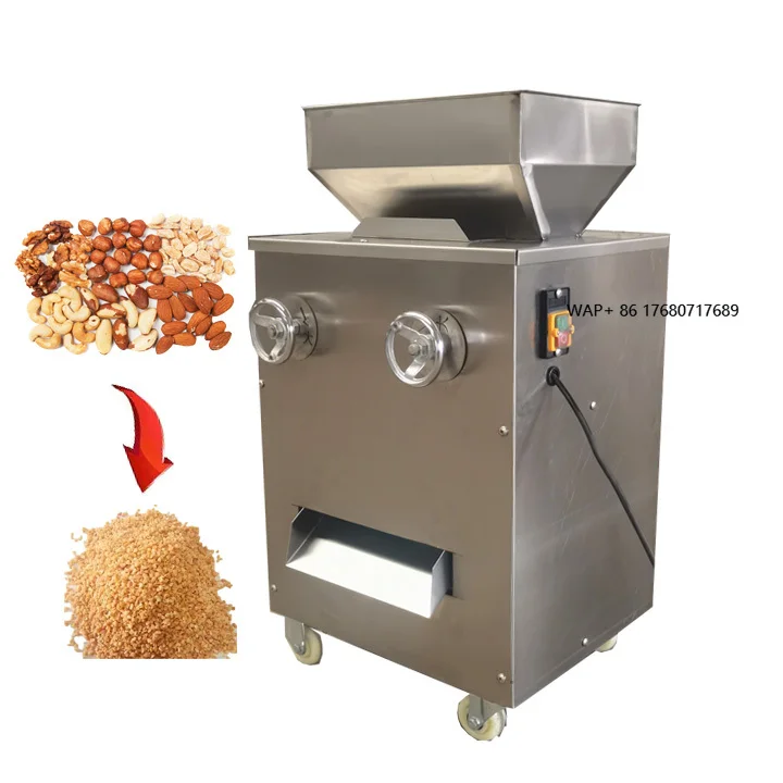 

Commercial Full Stainless Steel Nut Crusher HJ-CM001 for Flour Mill for Grinding Peanuts Walnuts Sesame Almonds