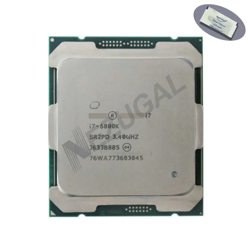 

I7-6800K I7 6800K SR2PD 3.40 UP TO 3.60 Ghz Six Core 15M 140W LGA2011 CPU processor