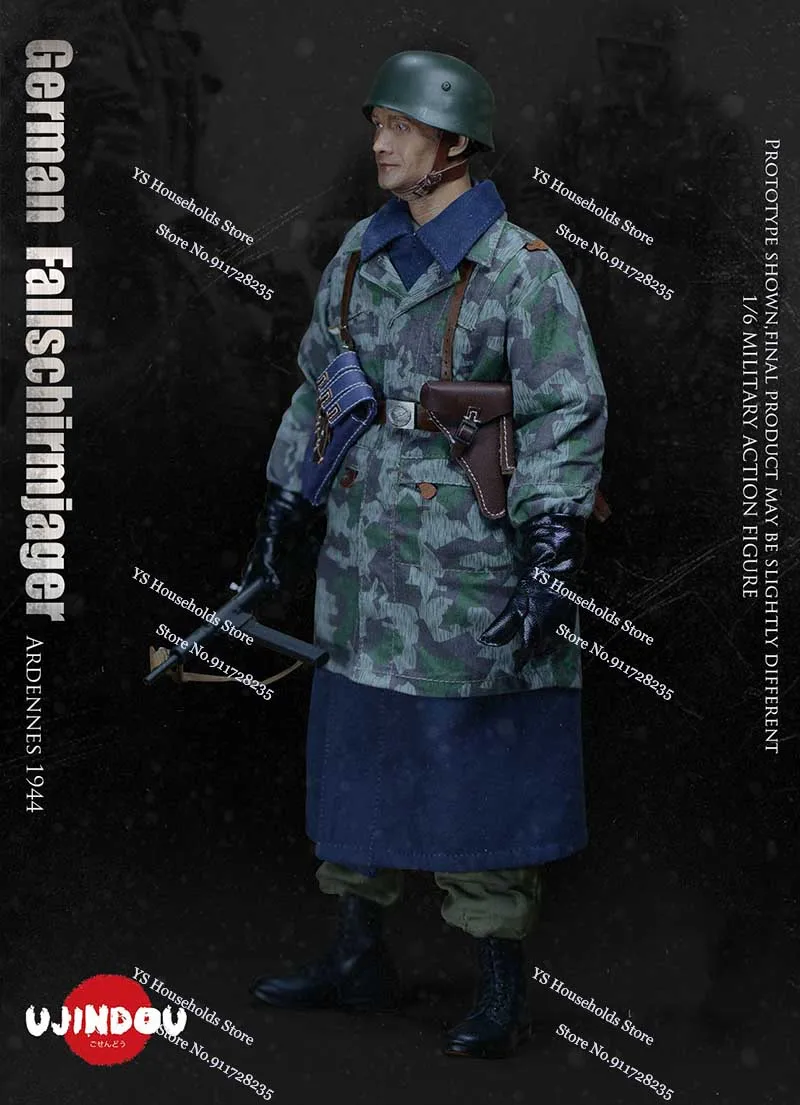 Ujindou Ud9009 1/6 German Fallschirmjager Combat Suit Man Soldier 12