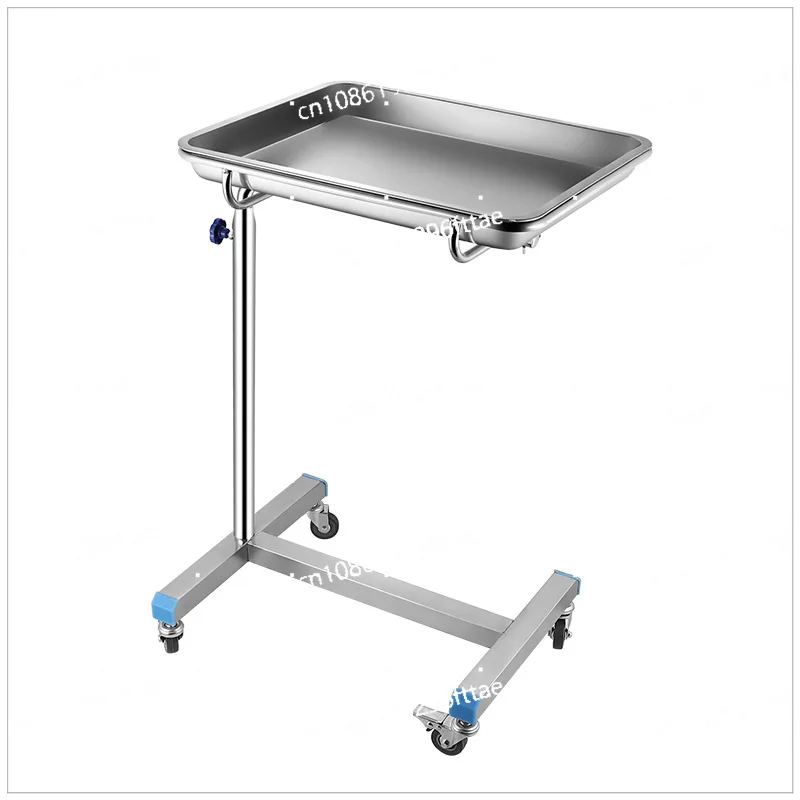 eight Surgical Mayo Table Hospital Trolley 304 Stainless Steel Adjustable H