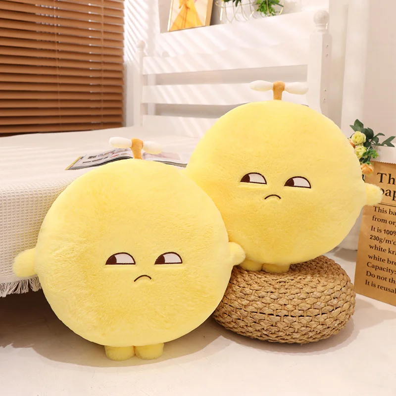 Soft Lemon Pillow Girl Bedroom Living Room Decor Bay Window Floor Seat Cushion Plush Tatami Fruit Blossom Cushion