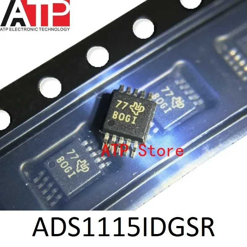 10 قطعة/الوحدة 100% جديد المستوردة الأصلي ADS1115IDGSR BOGI B0GI MSOP-10 ADS1115I ADC رقاقة IC VSSOP10