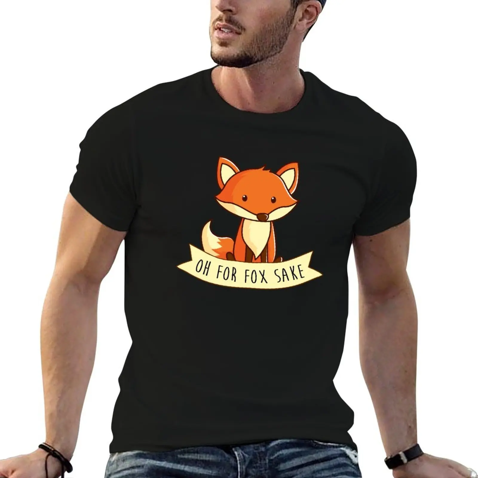 OH FOR FOX SAKE T-Shirt topping Personalized t-shirt mens graphic t-shirts hip hop