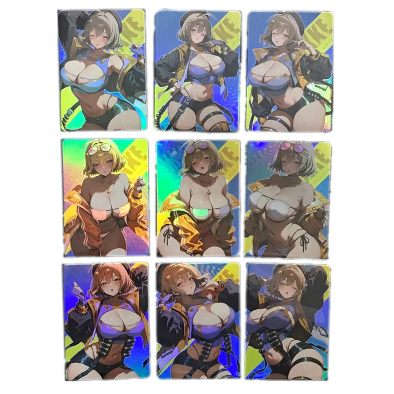 

9 шт./компл. аниме карты сексуальные персонажи богиня победы для взрослых 18+ телесные фотографии боевые игры игрушки игрушки подарочные коллекционные карты