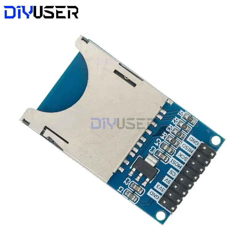 Плата расширения памяти DIYUSER Micro SD, модуль защиты памяти Micro SD TF Card SPI для продвижения Arduino