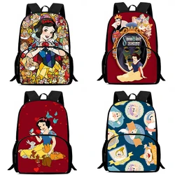 Cute cartoon Snow White Backpacks Boys and Girls Student Birthday Gift Child School Bags Large Capacity Camping Durable Rucksack